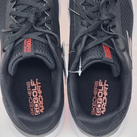 Skechers GO GOLF Men's Size 8 Max Fairway 3 Water Repellent BLACK/RED 214029 New - Picture 8 of 13